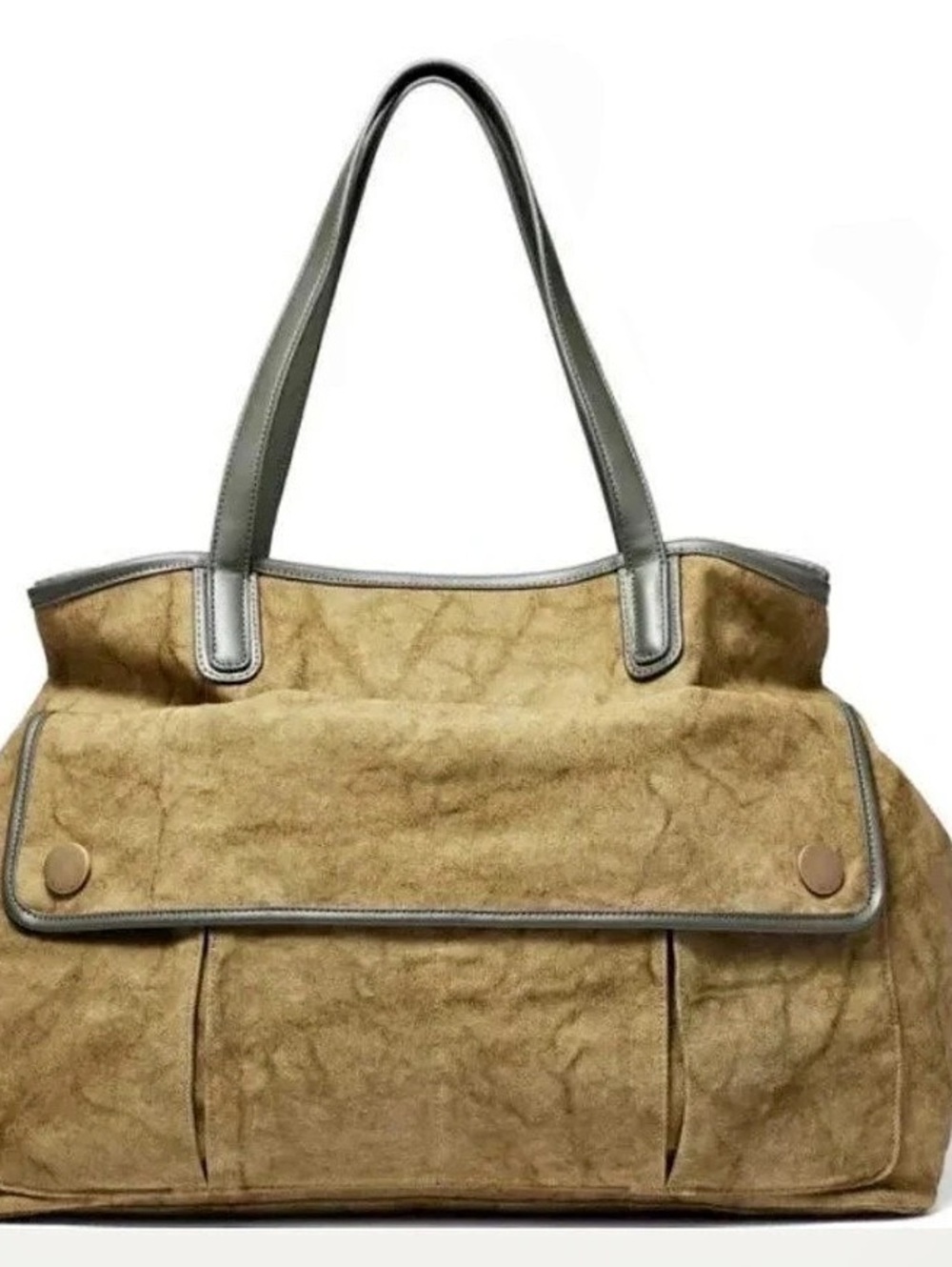 Nili Lotan x Target Oversized Slouchy Canvas Pocket Tote Brown